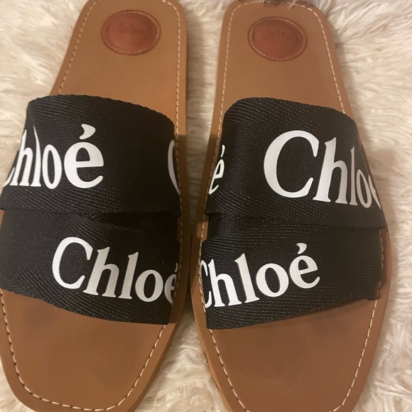 Chloe Logo Slide Sandal - Picture 5 of 5